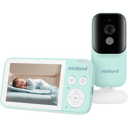 Video Radioline per Neonati Digimonitor 3.5" Miniland Baby con Rumori Bianchi
