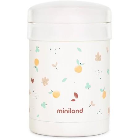 Thermos Pappa Neonato Inox 700 ml Miniland 6 Mesi+ Valencia Beige