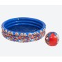 Piscina Spidey 3 Anelli 100 cm Spiderman 97x22 con Palla Gonfiabile Marvel
