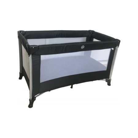 Lettino da Campeggio Nero con Borsa per il Trasporto Medek Baby Bed