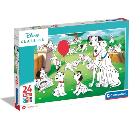 Puzzle Carica dei 101 24 Pezzi 3 Anni+ Supercolor Maxi 62x42 cm Clementoni Disney