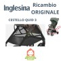 Cestino Inglesina Quid 3 Ricambio Cestello Portaoggetti Passeggino 2025 Nero Ricambio Originale
