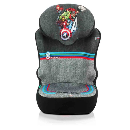 Seggiolino Auto Avengers 100-150 cm Fissaggio con Cintura 3-12 Anni