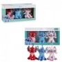 Peluche Stitch Set 3 Peluche Piccoli 12 cm Da Attaccare alla Borsa Stitch, Leroy e Angel Disney