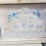 Lenzuola Lettino Neonato Azzurro 60x120 cm Cotone Set 3 Pezzi Sweet Dreams PRLL403/75 Preziosini