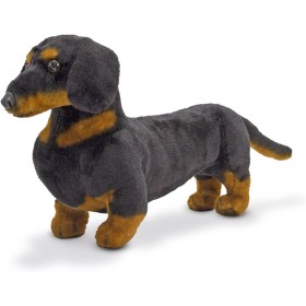 Bassotto Peluche Cane 40 cm Nero e Marrone Melissa & Doug 14854 3 Anni+
