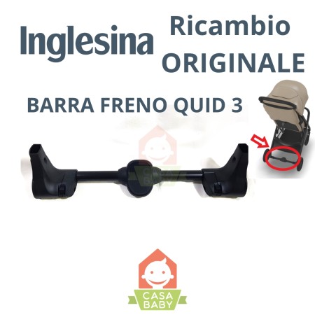 Inglesina Quid 3 Barra Freno Ricambio Originale Nero Ruote NON Incluse