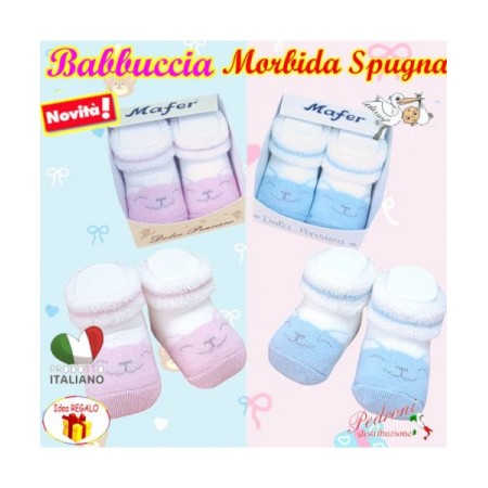 Babbucce Neonato Rosa Caldo Cotone Scarpetta Taglia Unica WSC8944 Mafer