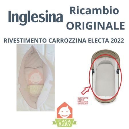 Rivestimento Interno Carrozzina Inglesina Electa Ricambio Originale Navicella Modello 2022
