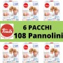 Pannolini Trudi Offerta Taglia 2 6 Pacchi Scatola Risparmio 3-6 kg 108 Pannolini