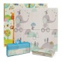 Tappeto Gioco Bambini Pieghevole 180x120 cm Animali Reversibile Lavabile Trendy