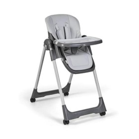 Seggiolone Pappa Reclinabile Grigio Chiaro Richiudibile 0 Mesi+ Tasty