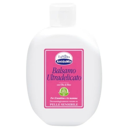 Euphidra Amido Mio Balsamo Capelli Ultra Delicato per Bambini con Olio di Riso 200 ml