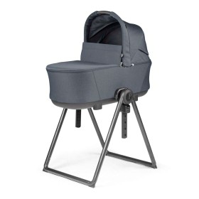 Peg Perego Culla Flex Nordic Blue 2026 Navicella per Switch con Stand by Me