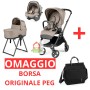 Trio Peg Perego Switch Desert 2026 SLK con Stand By Me e Borsa IN OMAGGIO