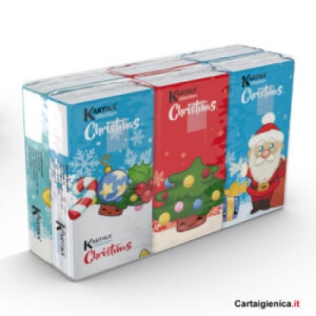 Fazzoletti di Carta Natale Disegnati Natalizi Colorati