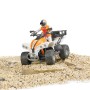 Bruder 63000 Quad Arancio con Autista 4a+