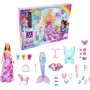 Calendario Avvento Barbie 24 Sorprese con Bambola Barbie HGM66 Mattel 3 Anni+