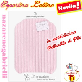 Coperta Lettino Pile Invernale Rosa Copertina 100x140 cm NG541 Nazareno Gabrielli