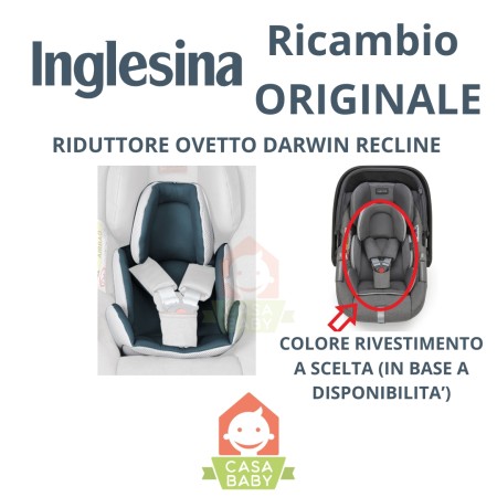 Inglesina Riduttore per Ovetto Reclinabile Darwin Recline Ricambio Originale Imbottitura Interna