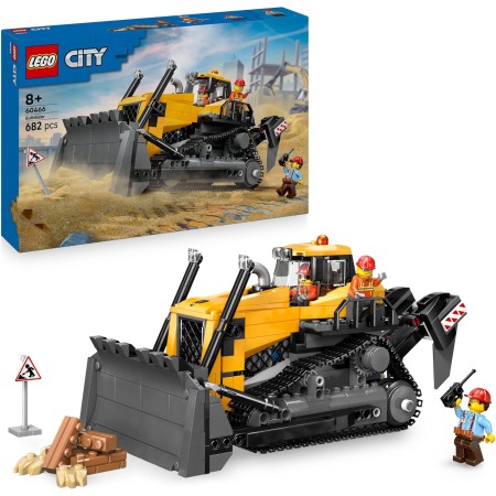 Lego City 60466 Bulldozer Giallo Draga Escavatore 4 Anni+