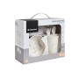 Set Pappa 6 Mesi+ con Piatti, Bicchiere e Posate Bear Mint 31302040135 Kikka Boo