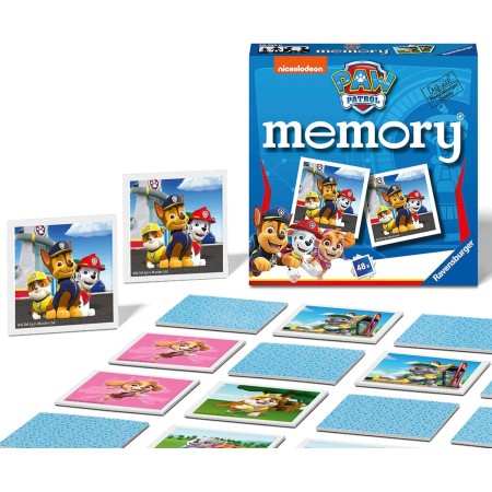 Memory Gabby Paw Patrol Gioco per Bambini 48 Carte Ravensburger 3 Anni+