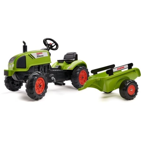 Trattore a Pedali per Bambini 2 Anni Claas con Rimorchio Falk