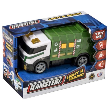Camion Spazzatura Luci e Suoni 15 cm Teamsterz 3 Anni+