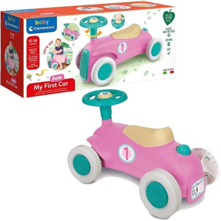 La Mia Prima Macchinina Cavalcabile Rosa Primi Passi Clementoni Baby 12 Mesi+