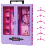 Barbie Armadio Rosa con Attaccapanni Mattel HJL65 3 Anni+