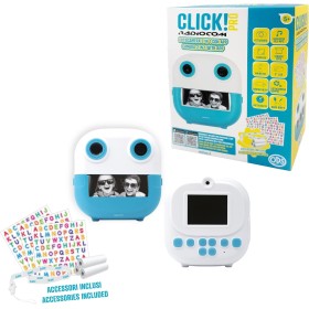 Macchina Fotografica per Bambini Istantanea Fotocamera 2in1 con App Click Pro Radiocom 5 Anni+