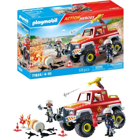 Playmobil City Action 71824 Pick-up dei Pompieri 4 Anni+