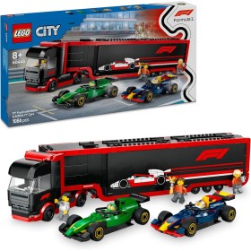 Lego City 60445 Autotrasportatore F1 con Monoposto RB20 e AMR24 Formula 1 8 Anni+