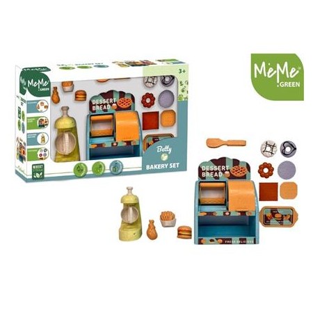 Pasticceria Giocattolo Playset con Accessori Bakery Set Meme Green 3 Anni+