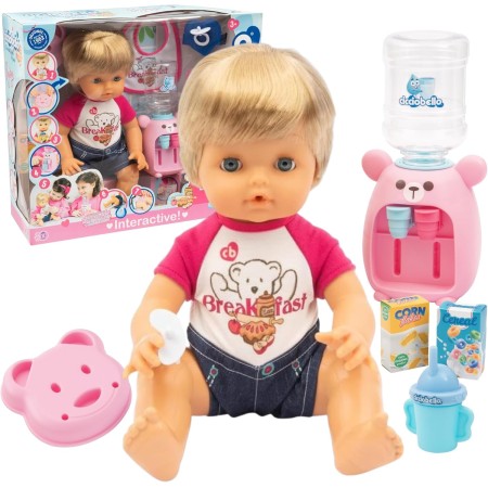 Cicciobello Breakfast & Pee Bambola 30 cm Interattiva Beve e fa Pipì Giochi Preziosi 3 Anni+