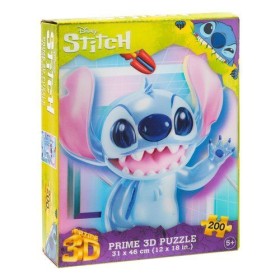 Puzzle 3D Stitch Olografico Stitch Happy 200 Pezzi Disney 5 Anni+