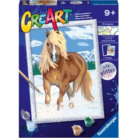 Ravensburger Creart Cavallo Dipingere con i Numeri 9 anni+