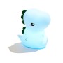 Lampada Silicole Morbido Dinosauro Luce Notturna Antibuio Ricaricabile USB Cambia Colore
