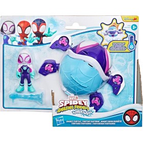 Spidey Sottomarino Tartaruga Ghost Turtle Cambia Colore con Personaggio 3 Anni+