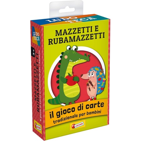 Carte Gioco Bambini Mazzetti e Rubamazzetti Lisciani 3 Anni+