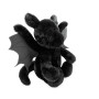 Peluche Drago Nero 28 Cm Draghetto Morbido Smart&Fun 0 Mesi+