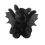 Peluche Drago Nero 28 Cm Draghetto Morbido Smart&Fun 0 Mesi+