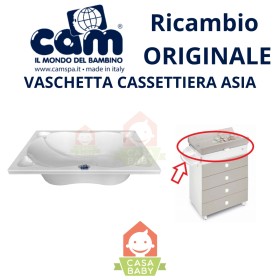 Vaschetta Bagno Cam per Cassettiera Asia Ricambio Originale