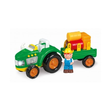 Trattore con Rimorchio Luci e Suoni per Bambini con Personaggio 3 Anni+ Ronchi