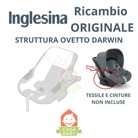Struttura Ovetto Inglesina Darwin Scocca Plastica Ricambio Originale