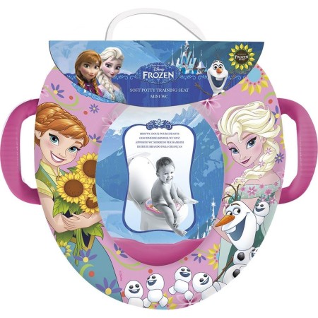 Riduttore Wc Bambini Frozen con Maniglie Morbido Universale Disney