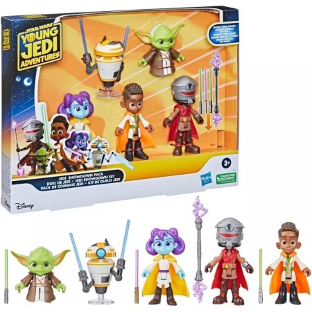 Star Wars Personaggi Young Jedi Adventures 5 Personaggi 10 cm Hasbro