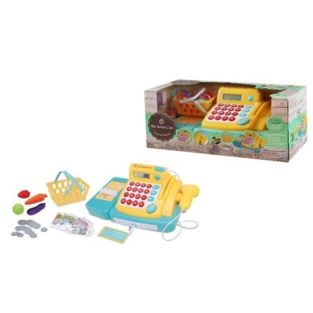 Registratore di Cassa Giocattolo per Bambini con Microfono, Scanner e Accessori Maisonelle