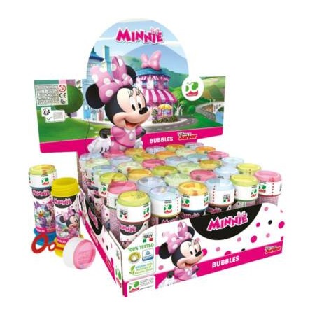 Bolle di Sapone Minnie Confezione da 36 Pezzi Disney Dulcop Made in Italy